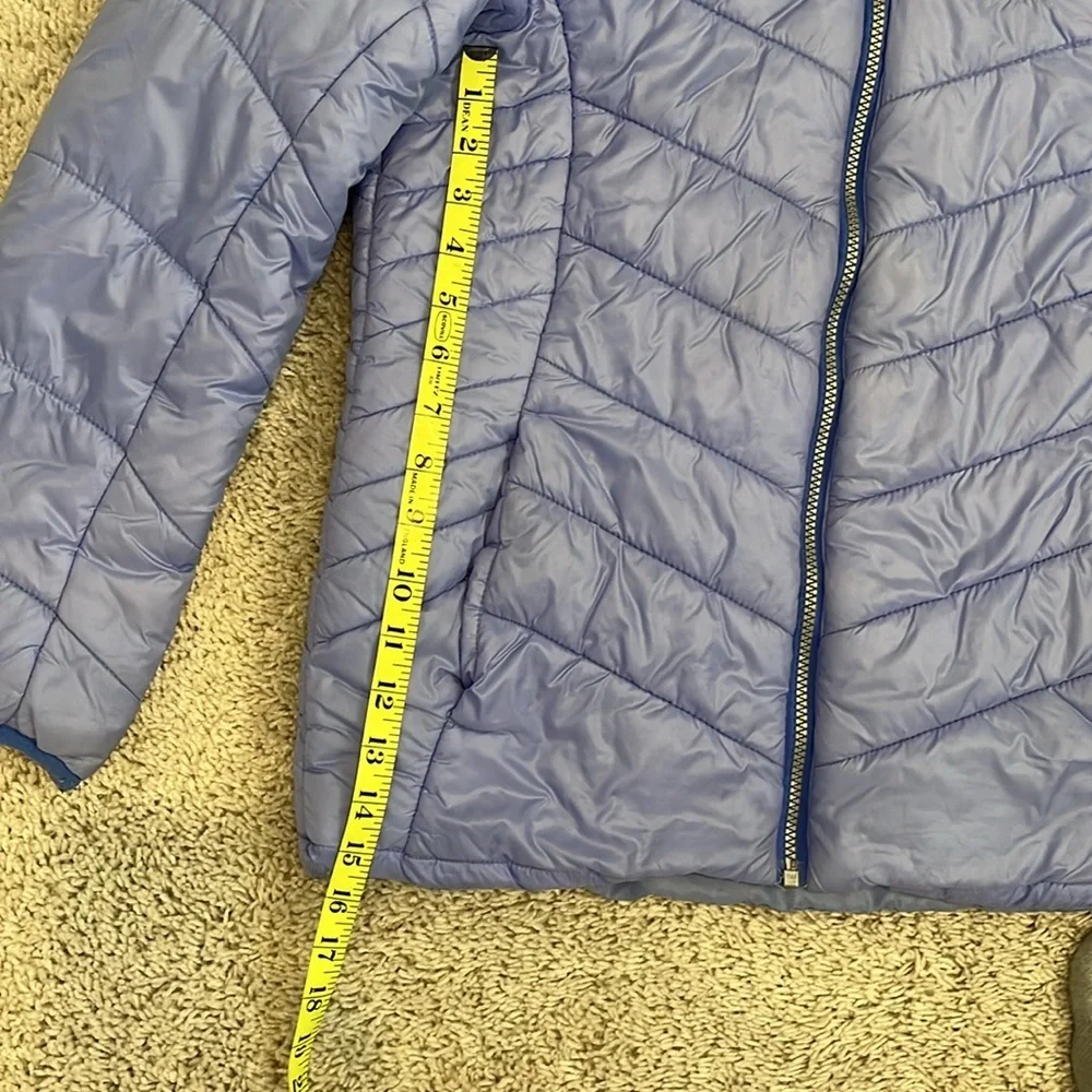 GERRY SZ L14-16 coat. Periwinkle blue. Zip up with hood. Great condition